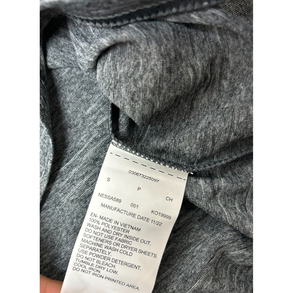Nike DRI-FIT Swim Men Hydroguard Short Sleeve Shirt Gray NESSA589-001 Men's S - Picture 7 of 10